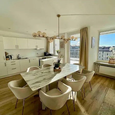 Apartmán Casarina - Stylisches Penthouse Im Zentrum Augsburg